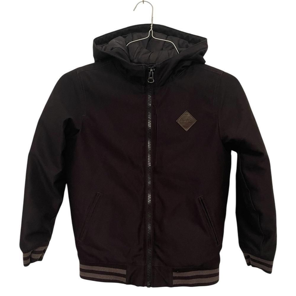 Vans Off The Wall Rutherford Jacket Winter Black Warm Boys Size Small